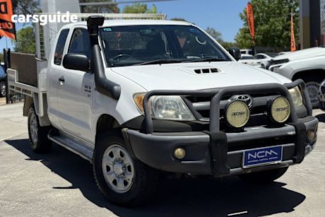 White 2006 Toyota Hilux X Cab Cab Chassis Sr (4X4)