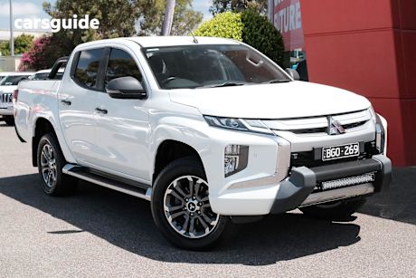 White 2019 Mitsubishi Triton Double Cab Pick Up Gls (4X4) Premium