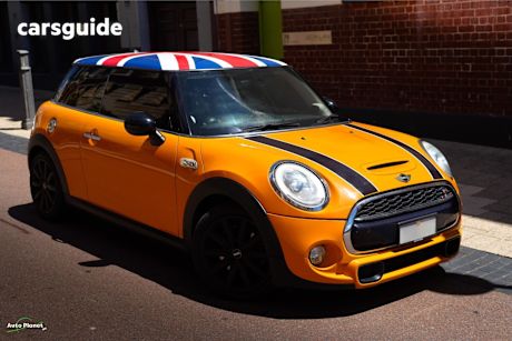 Orange 2014 Mini Cooper Hatchback S