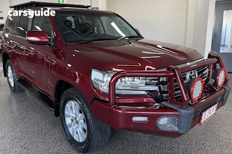 Red 2021 Toyota Landcruiser Wagon Lc200 Vx (4X4)