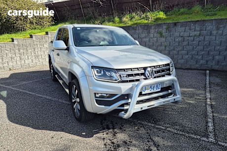 Silver 2019 Volkswagen Amarok Dual Cab Utility V6 Tdi 580 Ultimate