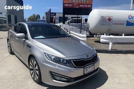 Silver 2012 Kia Optima Sedan Platinum