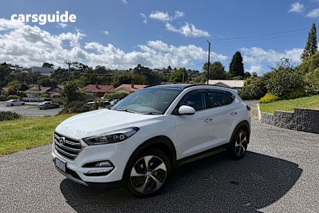 White 2018 Hyundai Tucson Wagon Highlander R-Series (Awd)