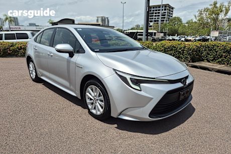 Silver 2024 Toyota Corolla Sedan Ascent Sport Hybrid
