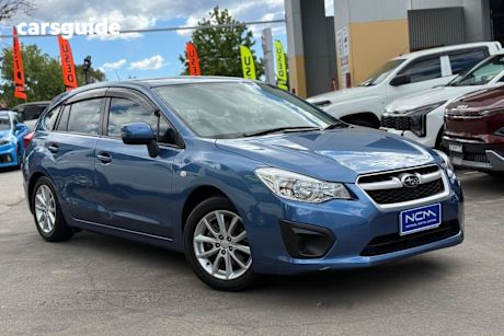 Blue 2014 Subaru Impreza Hatchback 2.0I (Awd)