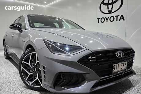 Grey 2021 Hyundai Sonata Sedan N Line