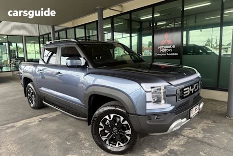 Blue 2025 BYD Shark 6 Dual Cab Utility Dual Motor Premium
