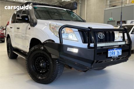 White 2011 Toyota Landcruiser Prado Wagon Gx (4X4)