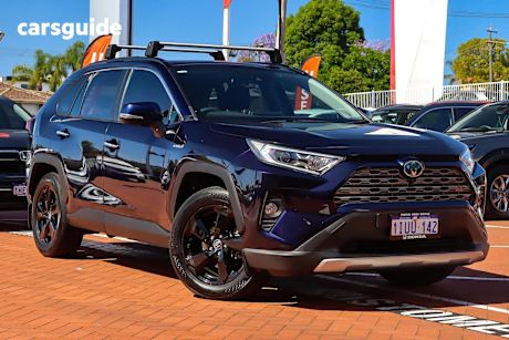 Blue 2020 Toyota RAV4 Wagon Cruiser Awd Hybrid