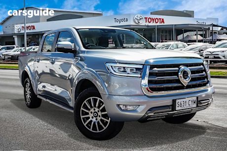 Silver 2023 GWM UTE Dual Cab Chassis Tray Cannon (4X4)