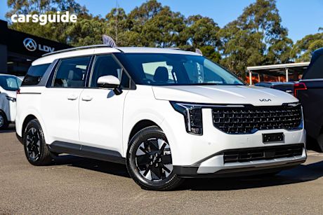 White 2025 Kia Carnival Wagon S Hev