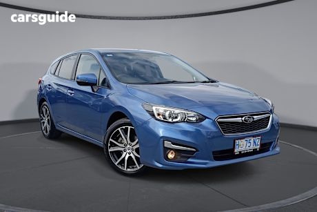 Blue 2018 Subaru Impreza Hatchback 2.0I (Awd)