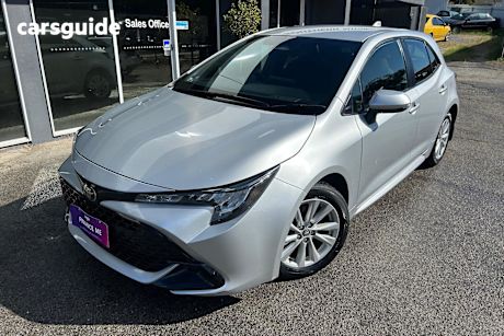 Silver 2024 Toyota Corolla Hatchback Ascent Sport