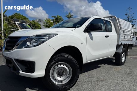White 2019 Mazda BT-50 Freestyle Cab Chassis Xt (4X2) (5Yr)