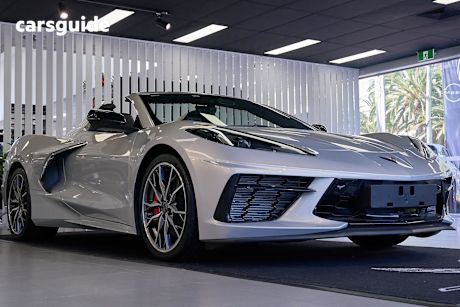 Silver 2024 Chevrolet Corvette Convertible Stingray 2Lt