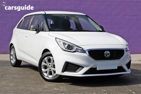 White 2020 MG MG3 Hatchback Core
