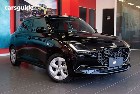 Black 2024 Suzuki Swift Hatchback Hybrid Plus