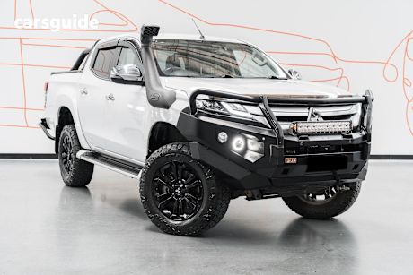 White 2019 Mitsubishi Triton Double Cab Pick Up Gls (4X4) Premium