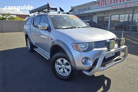 Silver 2008 Mitsubishi Triton Double Cab Utility Glx-R (4X4)