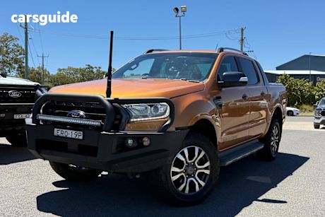 Orange 2019 Ford Ranger Double Cab Pick Up Wildtrak 2.0 (4X4)
