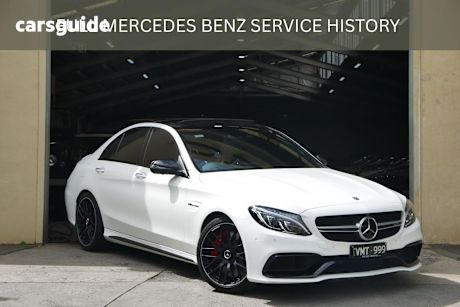 White 2018 Mercedes-Benz C63 Sedan S