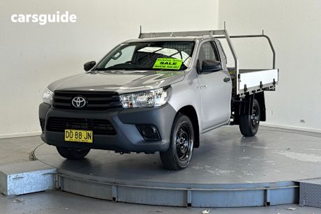 Silver 2021 Toyota Hilux Cab Chassis Workmate