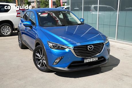 Blue 2018 Mazda CX-3 Wagon S Touring (Fwd) (5Yr)