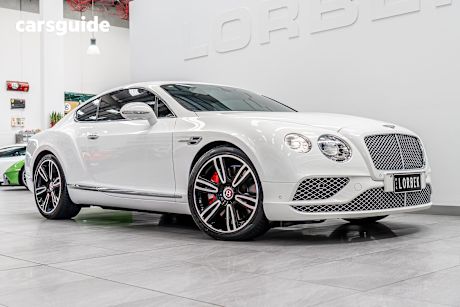 White 2017 Bentley Continental Coupe Gt V8