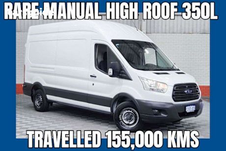 White 2015 Ford Transit Van 350L Lwb Mid Roof