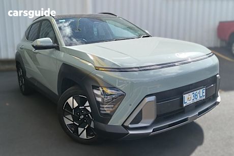 Green 2023 Hyundai Kona Wagon Hybrid Premium Sunroof