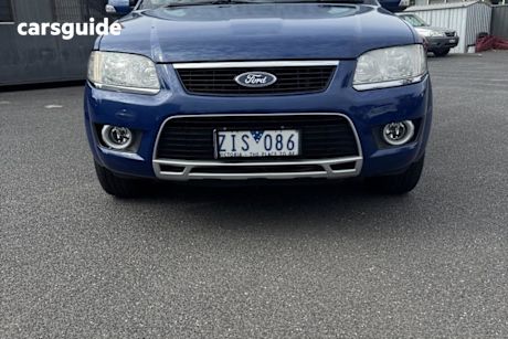 Blue 2010 Ford Territory Wagon Ghia (4X4)