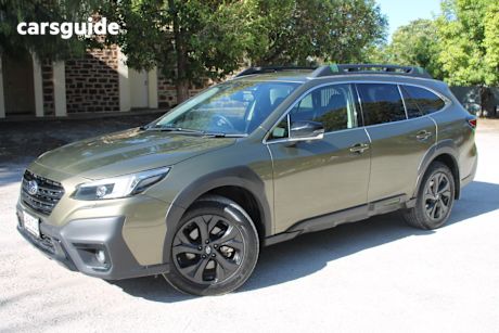 Green 2020 Subaru Outback Wagon Awd Sport