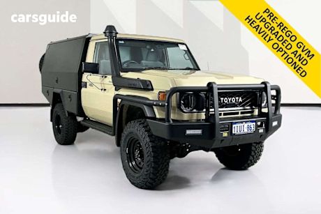 White 2024 Toyota Landcruiser Cab Chassis Lc79 Gxl