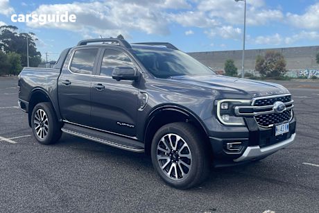 Grey 2025 Ford Ranger Double Cab Pick Up Platinum 3.0 (4X4)