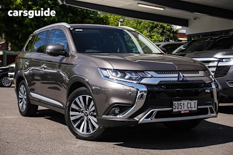 Brown 2021 Mitsubishi Outlander Wagon Exceed Tourer 7 Seat (Awd)