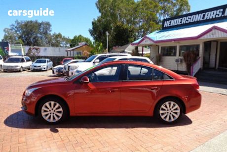 Orange 2016 Holden Cruze Sedan Equipe