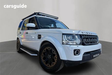 White 2015 Land Rover Discovery 4 Wagon 3.0 Tdv6