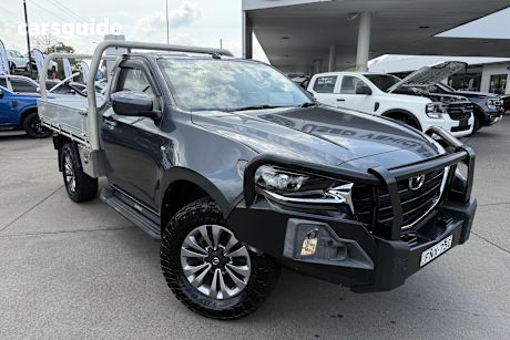 Grey 2021 Mazda BT-50 Cab Chassis Xt (4X4)