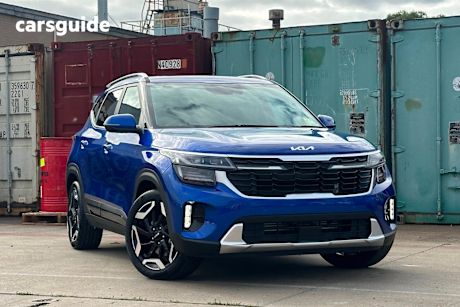 Blue 2025 Kia Seltos Wagon Gt-Line (Fwd) (Two-Tone)