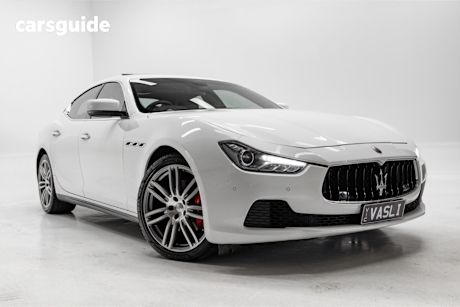 White 2016 Maserati Ghibli Sedan D