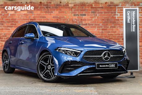 Blue 2025 Mercedes-Benz A200 Sedan