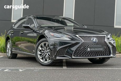 Black 2018 Lexus LS500H Sedan Sports Luxury (Hybrid)