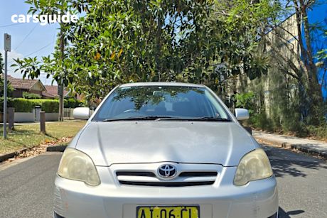 Silver 2005 Toyota Corolla Wagon Conquest