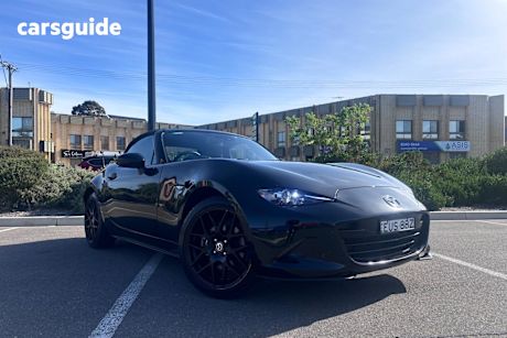 Black 2022 Mazda MX-5 Convertible Roadster Gt