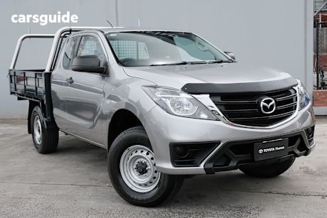 Silver 2019 Mazda BT-50 Freestyle Cab Chassis Xt (4X2) (5Yr)
