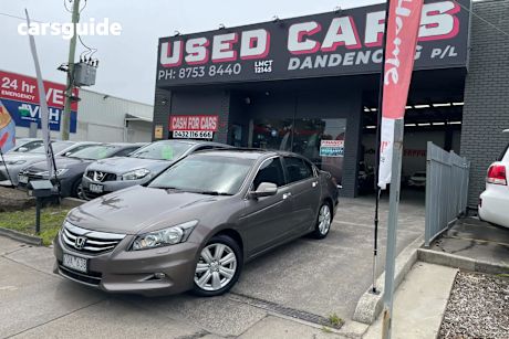 Gold 2012 Honda Accord Sedan V6-L