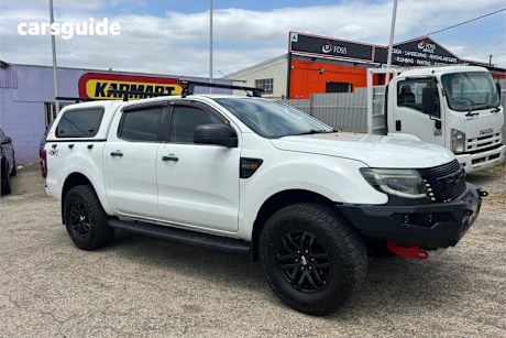 White 2014 Ford Ranger Crew Cab Utility Xl 2.2 (4X4)
