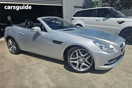 Silver 2012 Mercedes-Benz SLK350 Convertible Be