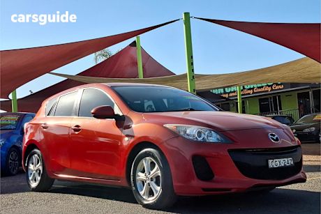 Red 2012 Mazda 3 Hatchback Neo