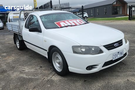 White 2007 Ford Falcon Cab Chassis Xl